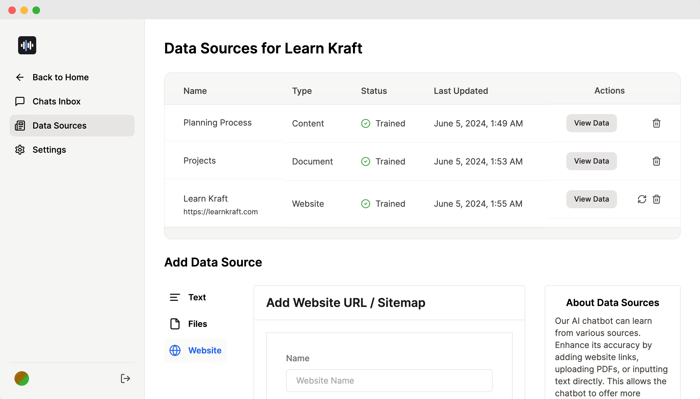 STEP 1 - Add Your Data